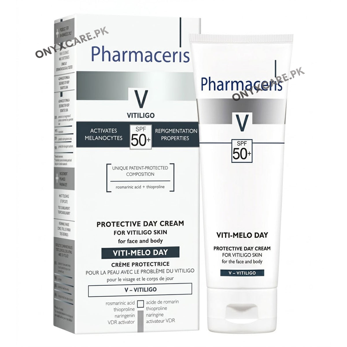 V Protective Day Cream for Vitiligo Skin – Face and Body (VITI-MELO Day) 75ml