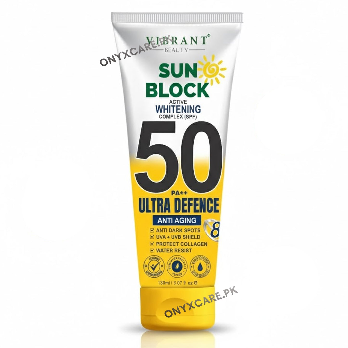 Vibrant Beauty Sun Block Anti Aging Ultra Defence, SPF50, 150ml