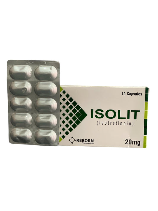 Isolit 20mg Capsules 10`s
