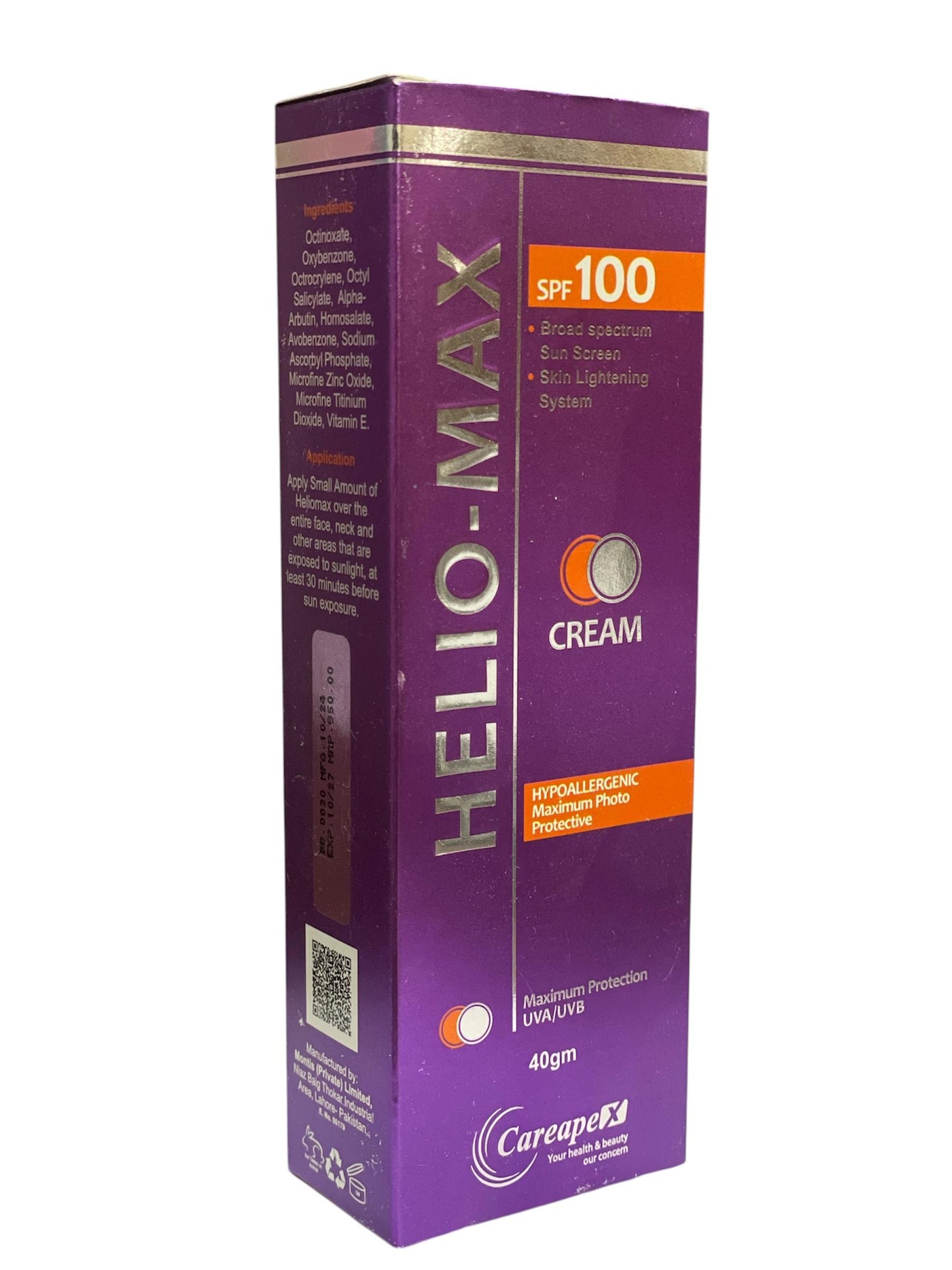 Helio-Max SPF 100 Cream