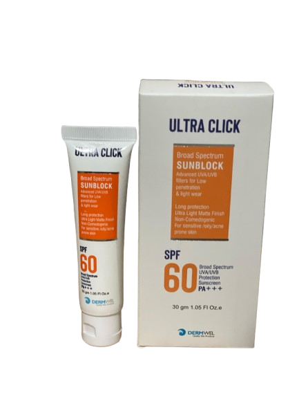 Ultra Click broad spectrum sunblock SPF 60