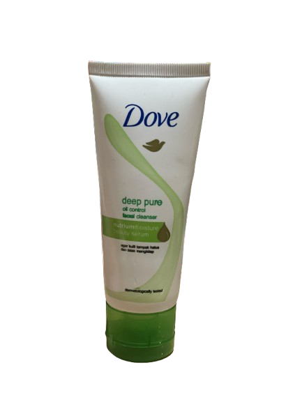 dove deep pure oil control facial cleanser