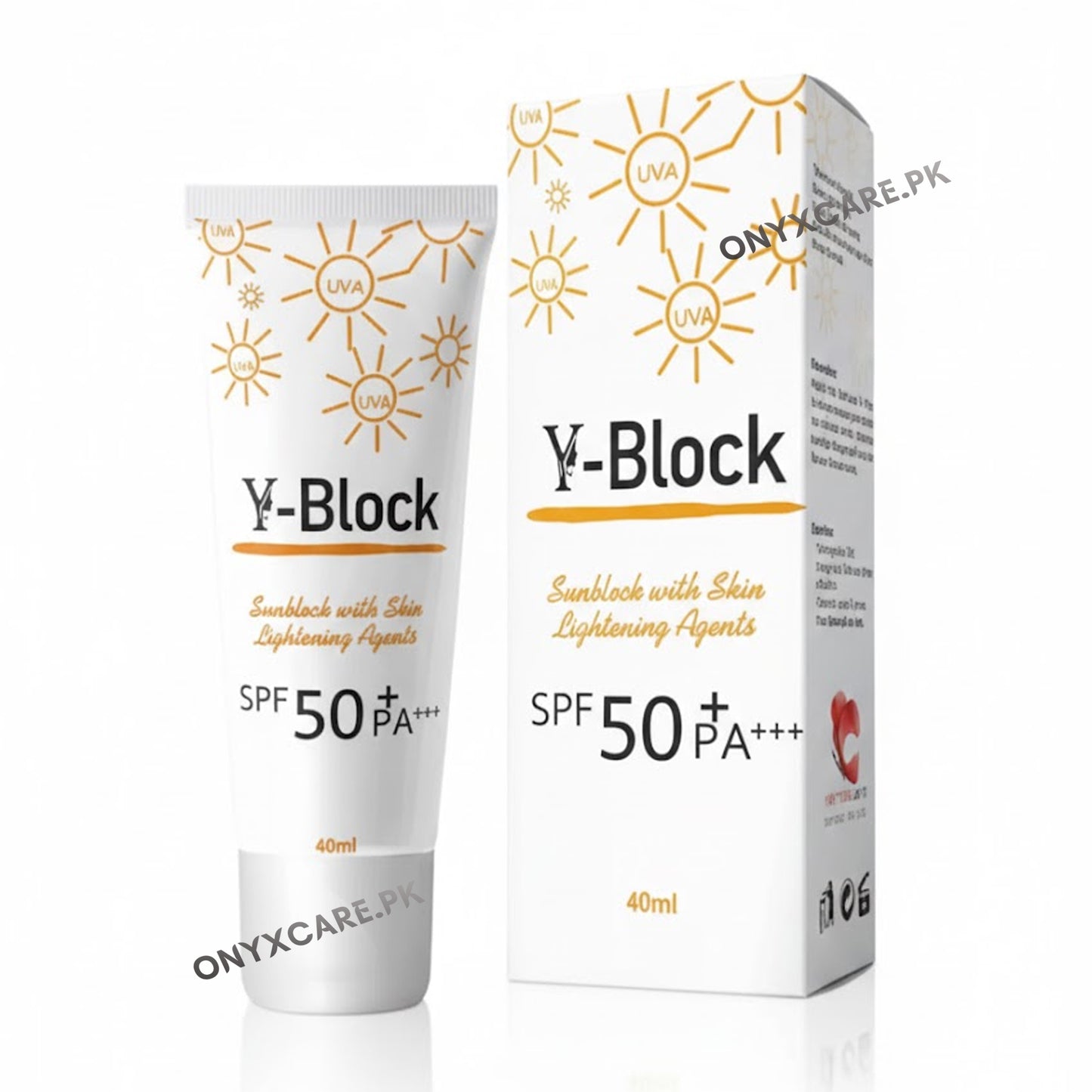 Y-Block SPF50+ Sunblock 40ml