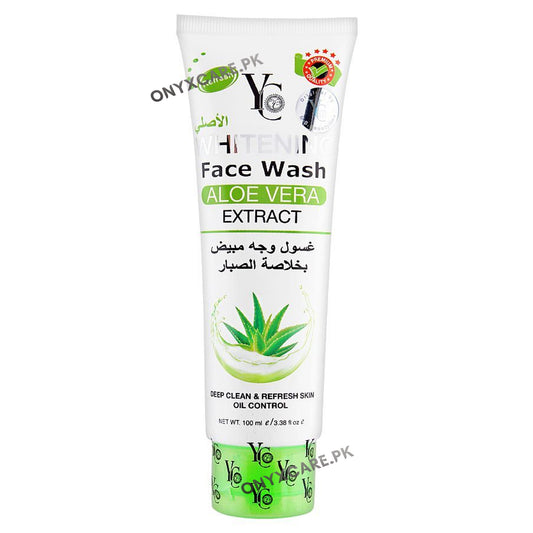 YC Whitening Aloe Vera Extract Face Wash 100ml