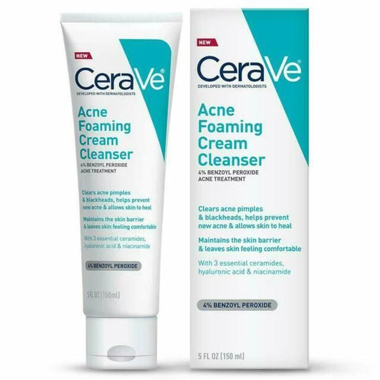 CeraVe Acne Foaming Cream Cleanser